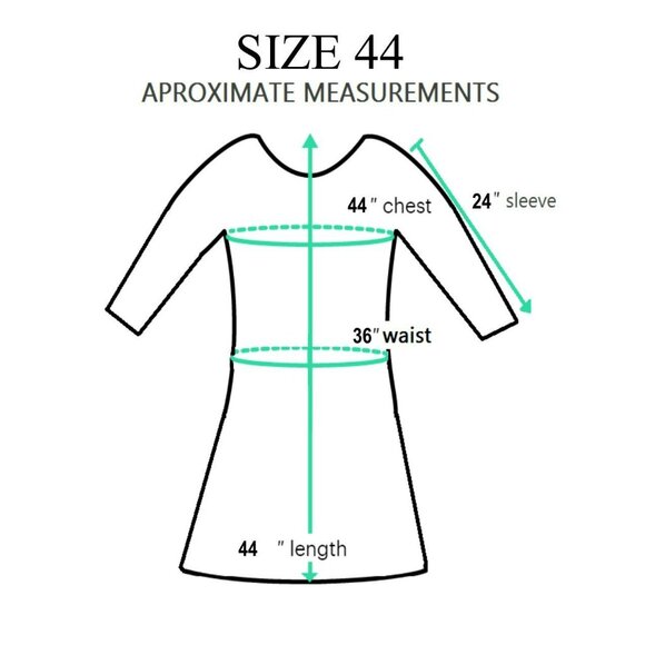 ✨Diolen Size 44/ L US Vintage Multicolor Dress With Ruffle Collar & Long Sleeves - Picture 9 of 9